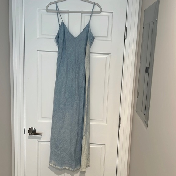 EUC Mara Hoffman Zoya Dress in Indigo Dye Sz S - Picture 2 of 6